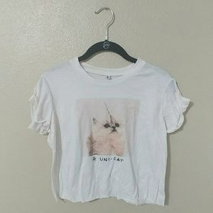 Cute Cat Crop Top
